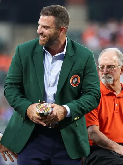 Chris Davis Orioles Hall of Fame Green Blazer