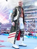 Cody Rhodes SummerSlam 2026 Minnesota Leather Coat
