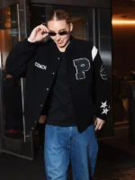 Custom Coach Paige Bueckers Black Varsity Jacket