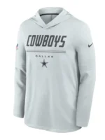 Dallas Cowboys Nike Sideline Long Sleeve Hooded T-shirtv