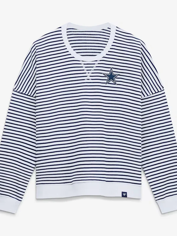 Dallas Cowboys Striped French Terry Sweatshirt Dallas Cowboys Striped French Terry Sweatshirt