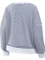 Dallas Cowboys Striped Oversized French Terry Sweatshirt