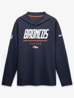 Denver Broncos Nike Sideline Game On Long Sleeve Hooded T-shirt