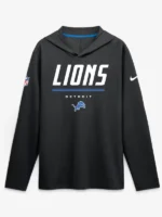 Detroit Lions Nike Sideline Long Sleeve Hooded T-shirt