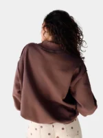 Dilly Dally Sweatshirt Brown