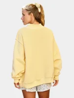 Dilly Dally Yellow Mock Neck Sweatshirt