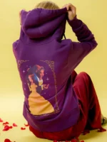 Disney The Beauty And The Best Zip Up Hoodie in Purple