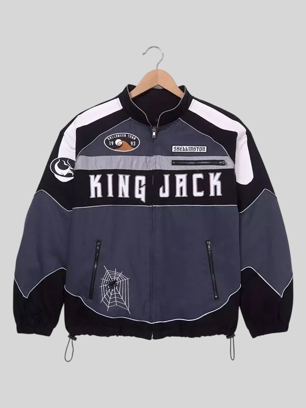 Disney The Nightmare Before Christmas Jack Sekllington Moto Jacket Disney The Nightmare Before Christmas Jack Sekllington Moto Jacket