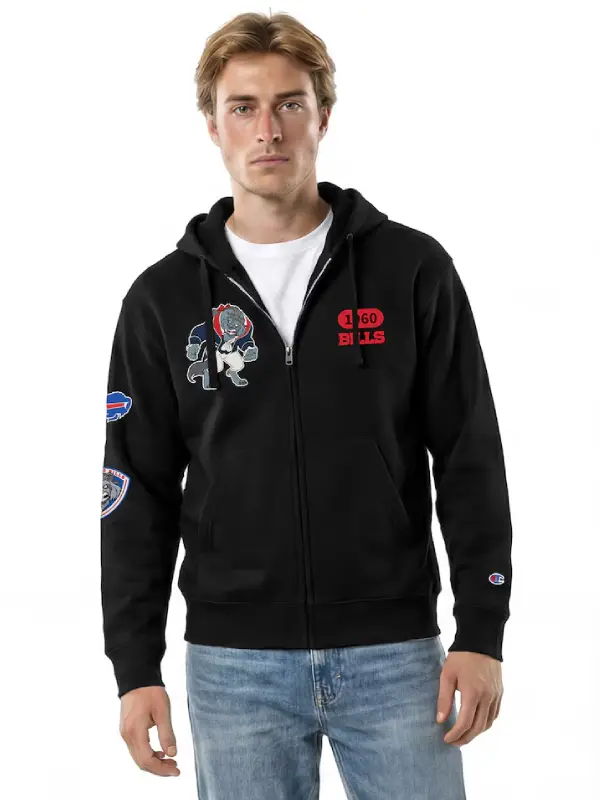 Disney x Champion Buffalo Bills Beast All-Star Full-Zip Hoodie Disney x Champion Buffalo Bills Beast All-Star Full-Zip Hoodie