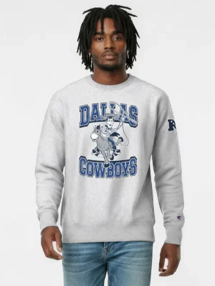 Disney x Champion Cowboys Woody Reverse Weave Sweatshirt