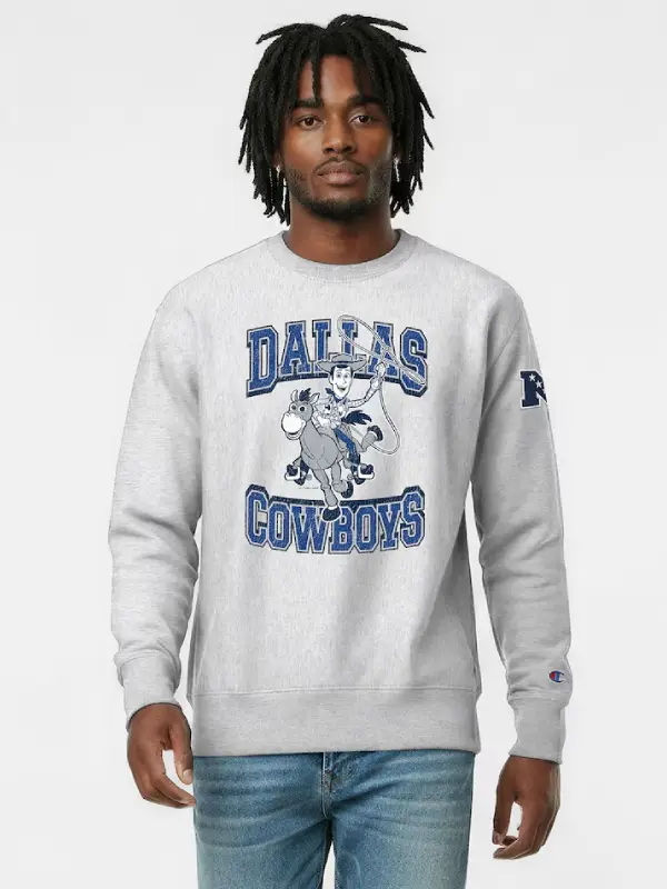 Disney x Champion Cowboys Woody Reverse Weave Sweatshirt Disney x Champion Cowboys Woody Reverse Weave Sweatshirt