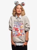 Disney x Macy’s Mickey Mouse Parade Balloons Through The Years Crewneck Sweatshirt