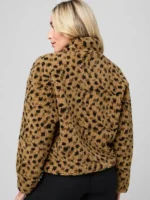 Fabletics Tahoe Teddy Cheetah Jacket