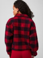 Fabletics Tahoe Teddy Plaid Jacket