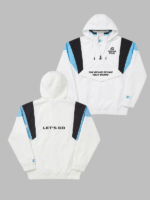 Game One LETS GO Flashback Friday Custom Starter Hodded White Jacket