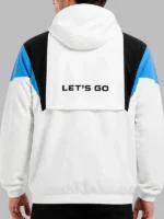 Game One LETS GO Flashback Friday Custom Starter White Jacket