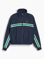 Gap × Malbon Poplin Windbreaker Jacket Navy