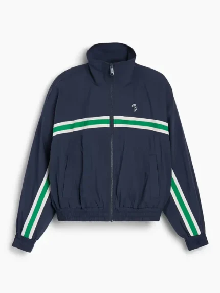 Gap × Malbon Poplin Windbreaker Jacket Navy