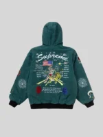 Green Supreme AOI Hooded Work Jacket