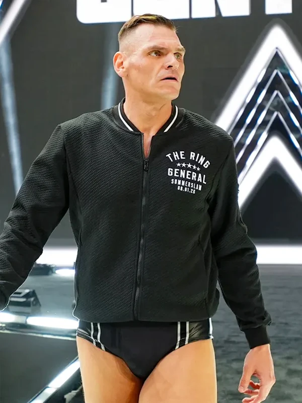 Gunther SummerSlam 2026 Black Bomber Jacket Gunther SummerSlam 2026 Black Bomber Jacket