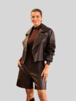 In The City 2026 Katie Arundel Black Leather Jacket