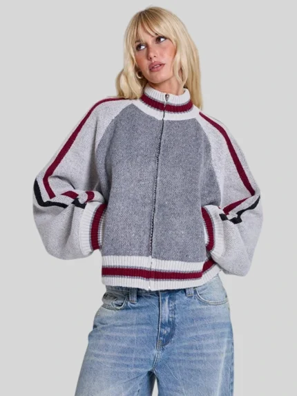 Jaded London Team 85 Grey Jacket