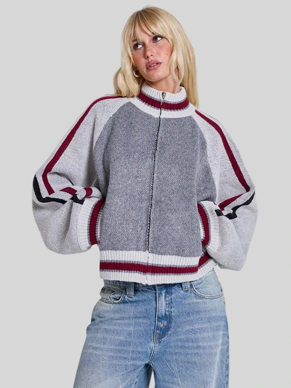 Jaded London Team 85 Grey Jacket Jaded London Team 85 Grey Jacket