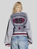 Jaded London Team 85 Knitted Bomber Jacket