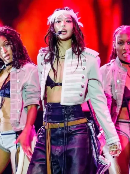 Jennie Lollapalooza Fest 2026 Military Jacket