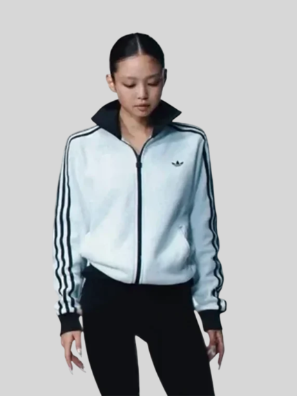 Jennie x Adidas 2026 White Track Jacket
