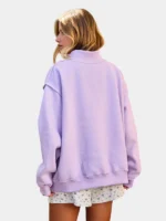 Jesus Embroidered Mock Neck Sweater
