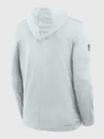 Joe Brady Bills Preseason 2026 Nike Dri FIT White Hooded TShirt