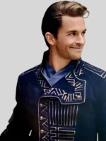 Jonathan Bailey Wicked Blue Jacket
