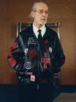 Jordan The One Global Finals Championship Black Leather Jacket