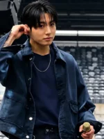 Jungkook Arirang Blue Denim Jacket