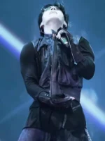 Jungkook BTS World Tour ARIRANG Baltimore Black Leather Vest