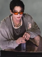 Jungkook Grey Hoodie