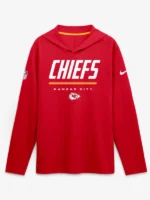 Kansas City Chiefs Nike Sideline Game On Long Sleeve Hooded T-shirt