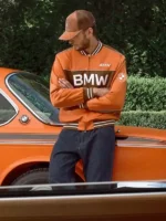 Kith for BMW 2026 Captain Orange Varsity Jacket