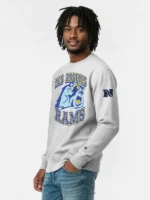 Los Angeles Rams Disney x Champion Sulley Reverse Weave Sweatshirt - Heather Gray