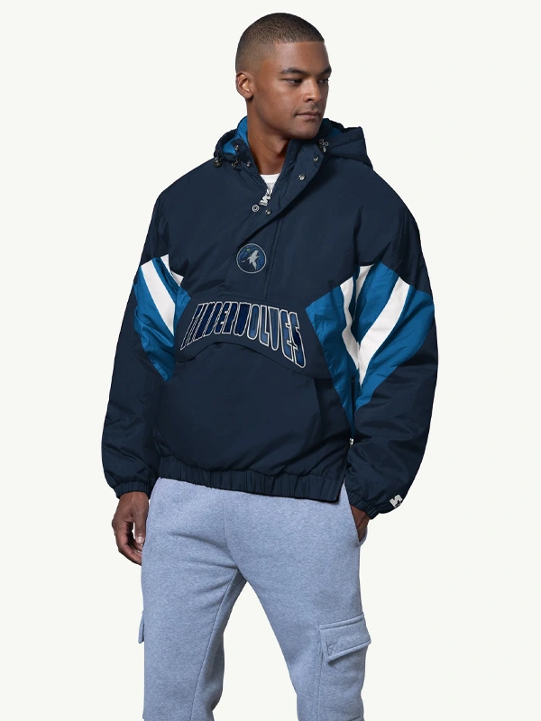 MINNESOTA TIMBERWOLVES CLASSIC BREAKAWAY JACKET MINNESOTA TIMBERWOLVES CLASSIC BREAKAWAY JACKET