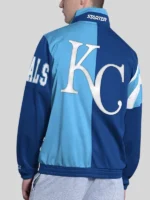 MLB Team Kansas City Royals Heritage Navy Blue Track Jacket