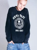 MRMD Bape Vintage Effect Crewneck Sweatshirt