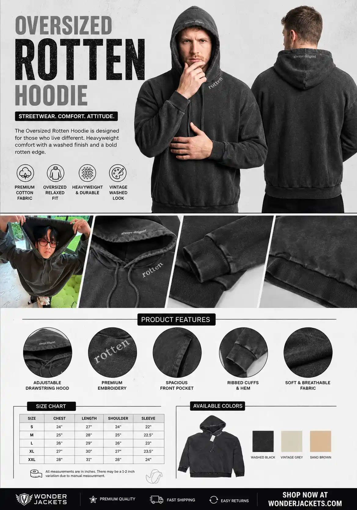 Mango Merch Rotten Hoodie