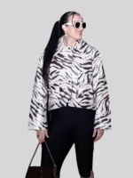 Marina Mabrey WNBA Zebra Jacket