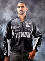 Marvel Venom Moto Black Jacket