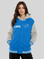 Men detroit lions 2026 new era hoodie jacket