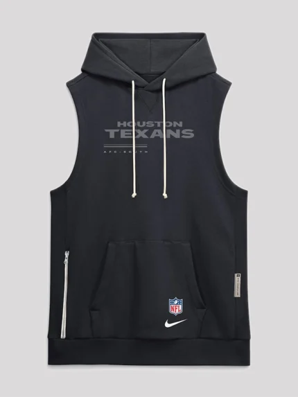 Men houston texans 2026 sideline sleeveless hoodie