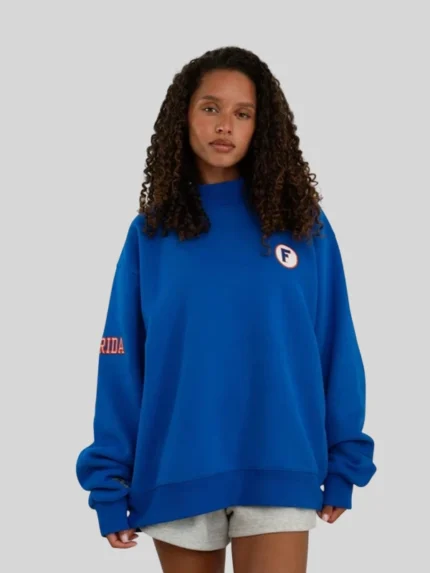 Men parke x 47 florida graphic mockneck sweatshirt