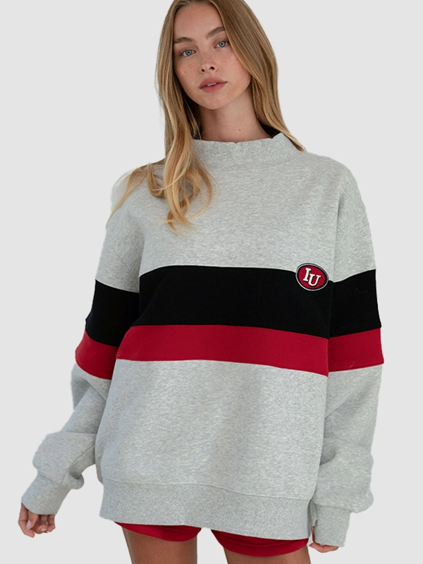 Men parke x 47 indiana graphic mockneck sweatshirt Men parke x 47 indiana graphic mockneck sweatshirt